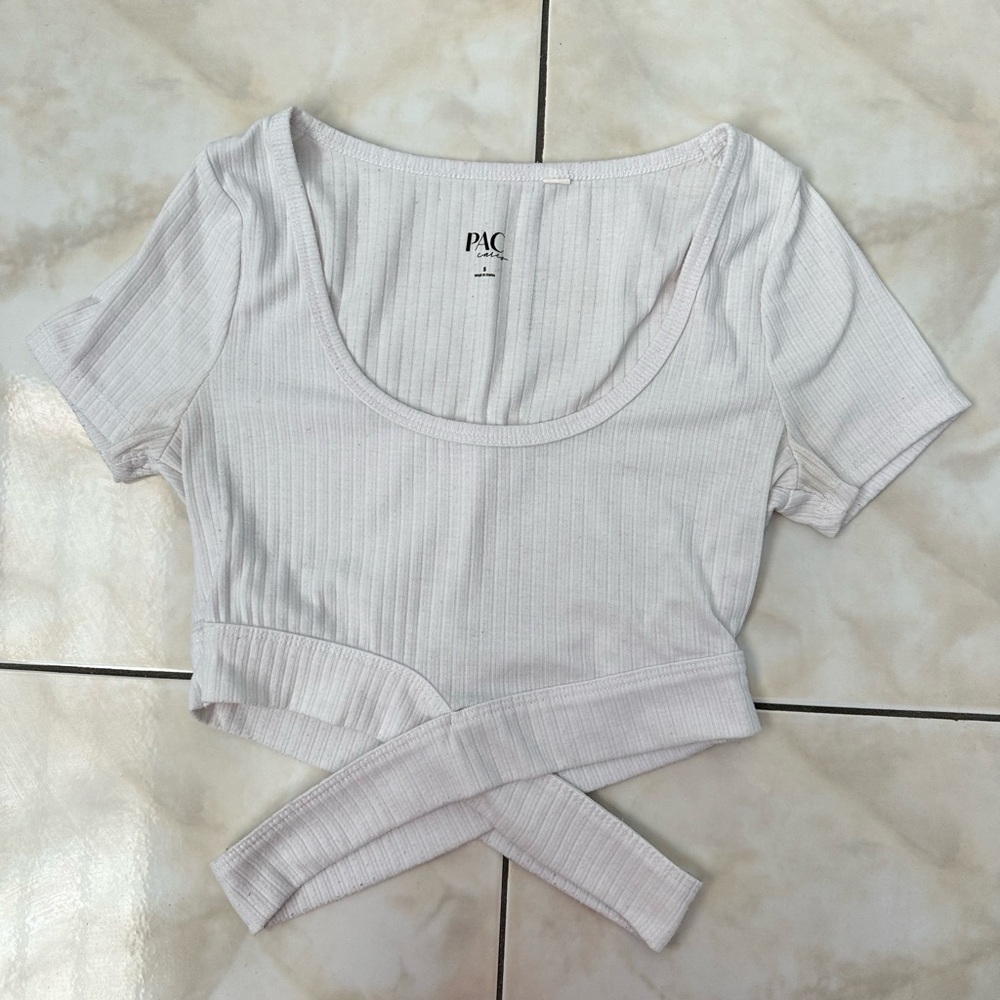 Pacsun White Crop Top